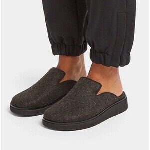 FitFlop GEN-FF E01 Felt Mules Size 7 NEW